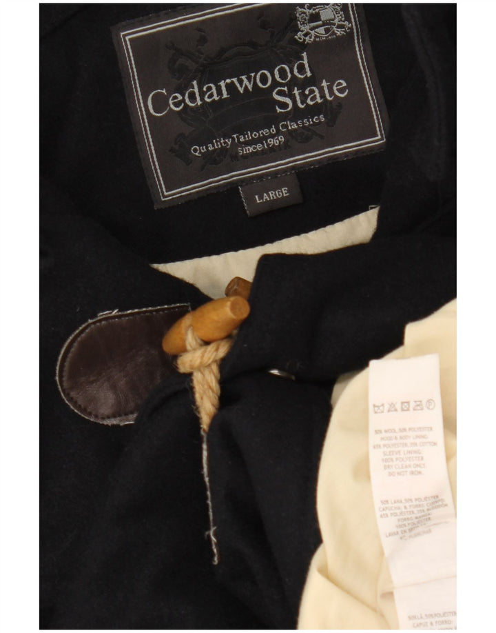 CEDARWOOD STATE Borsone militare con cappuccio da uomo UK 40 Large Blu Navy