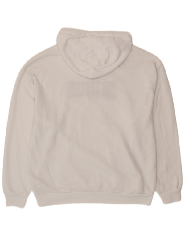 Maglione con cappuccio grafico da uomo HOLLISTER 2XL cotone bianco