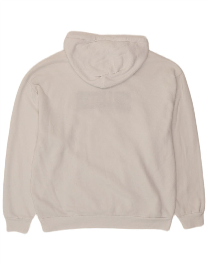 Maglione con cappuccio grafico da uomo HOLLISTER 2XL cotone bianco