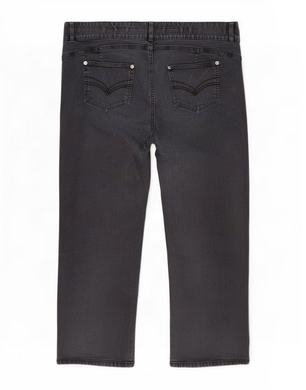 Jeans dritti autografi da donna Marks & Spencer UK 26 5XL W46 L30 Grigio