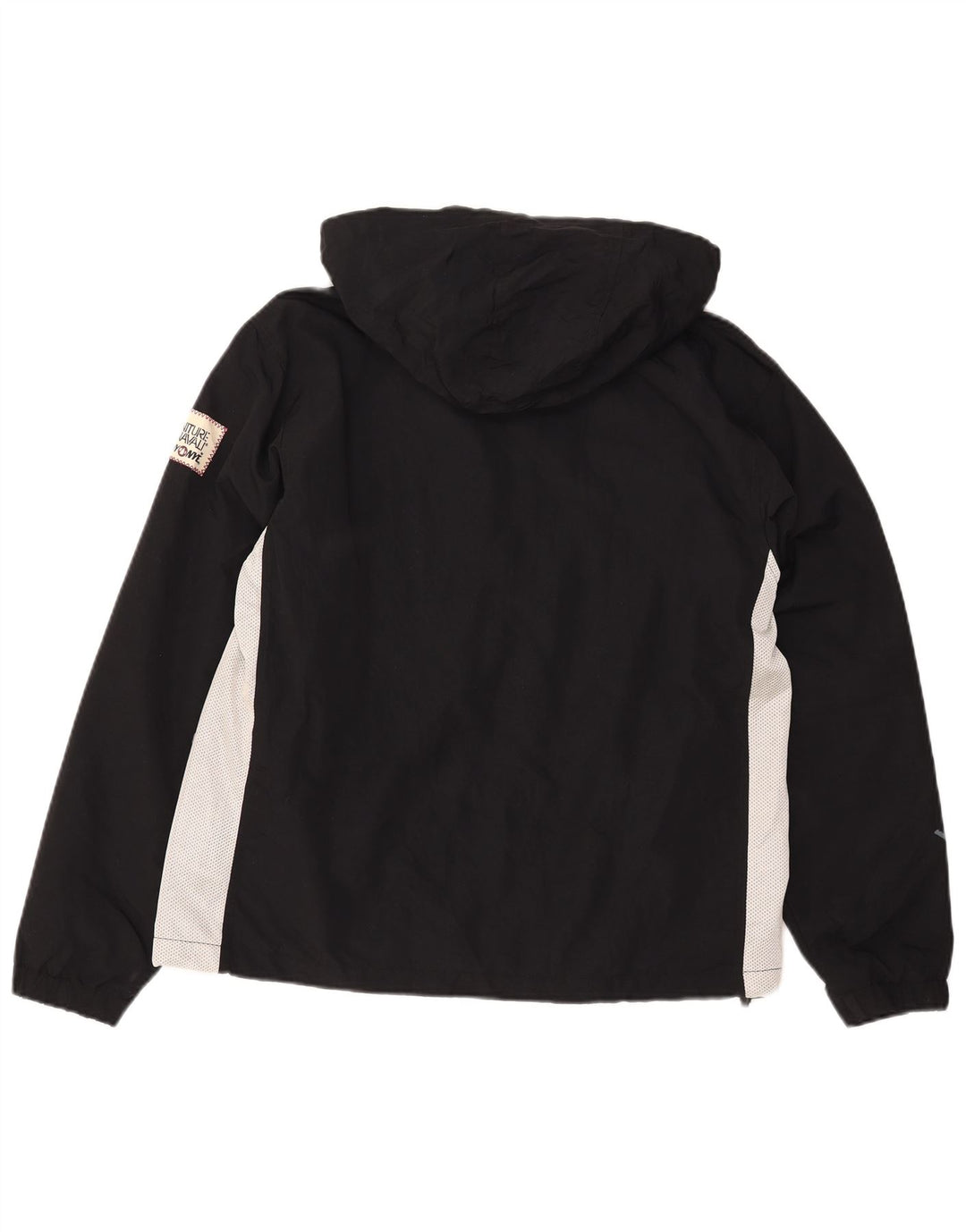 Giacca antipioggia grafica da uomo vestibilità ampia Murphy & Nye UK 36 piccola nera