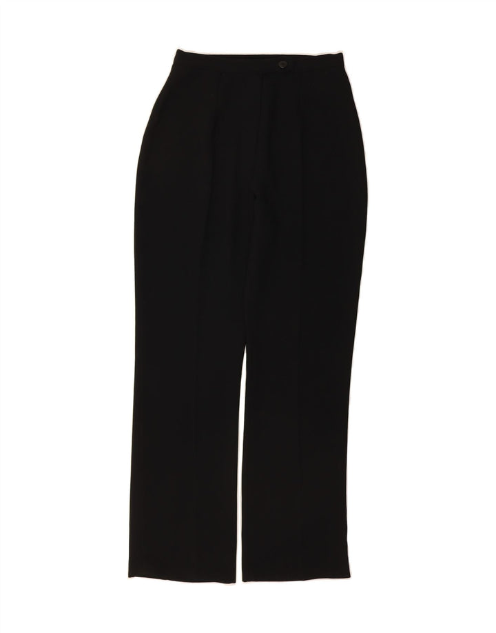 ST. BERNARD Womens Straight Casual Trousers EU 38 Medium W28 L30 Black Vintage St. Bernard and Second-Hand St. Bernard from Messina Hembry 