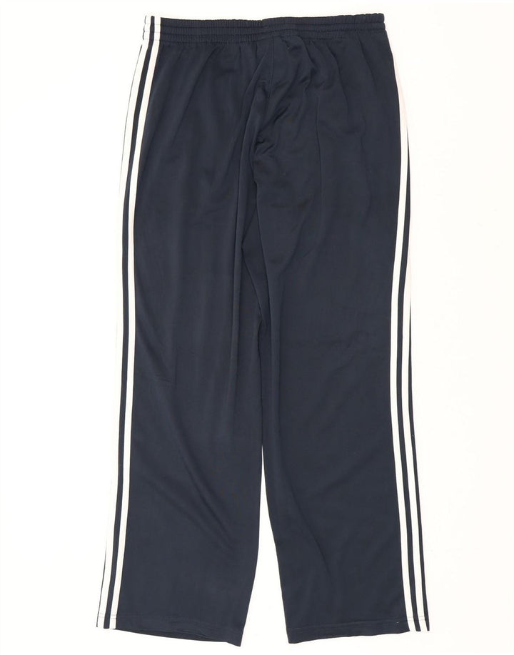 Pantaloni da tuta Adidas Clima 365 da uomo medio poliestere blu navy