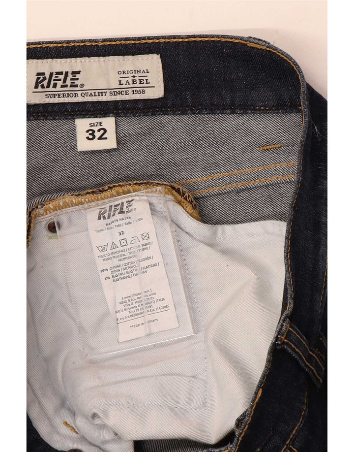 Jeans slim da uomo Rifle W32 L31 in cotone blu navy
