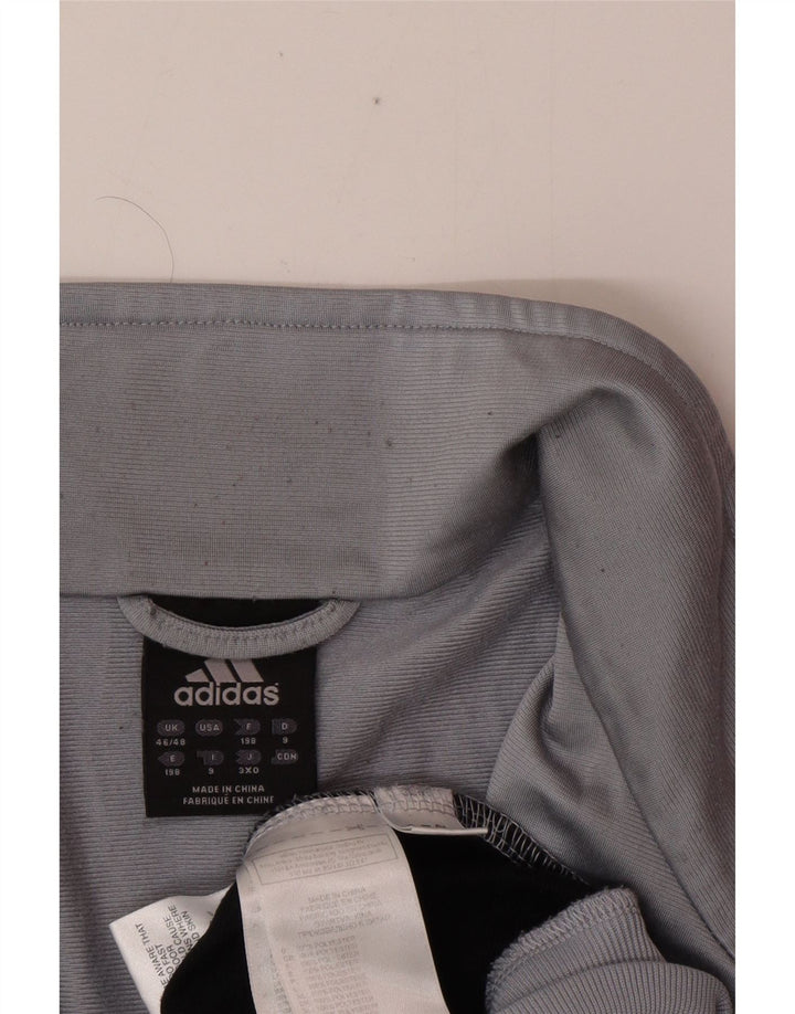Giacca da tuta da uomo ADIDAS UK 46/48 XL Poliestere grigio