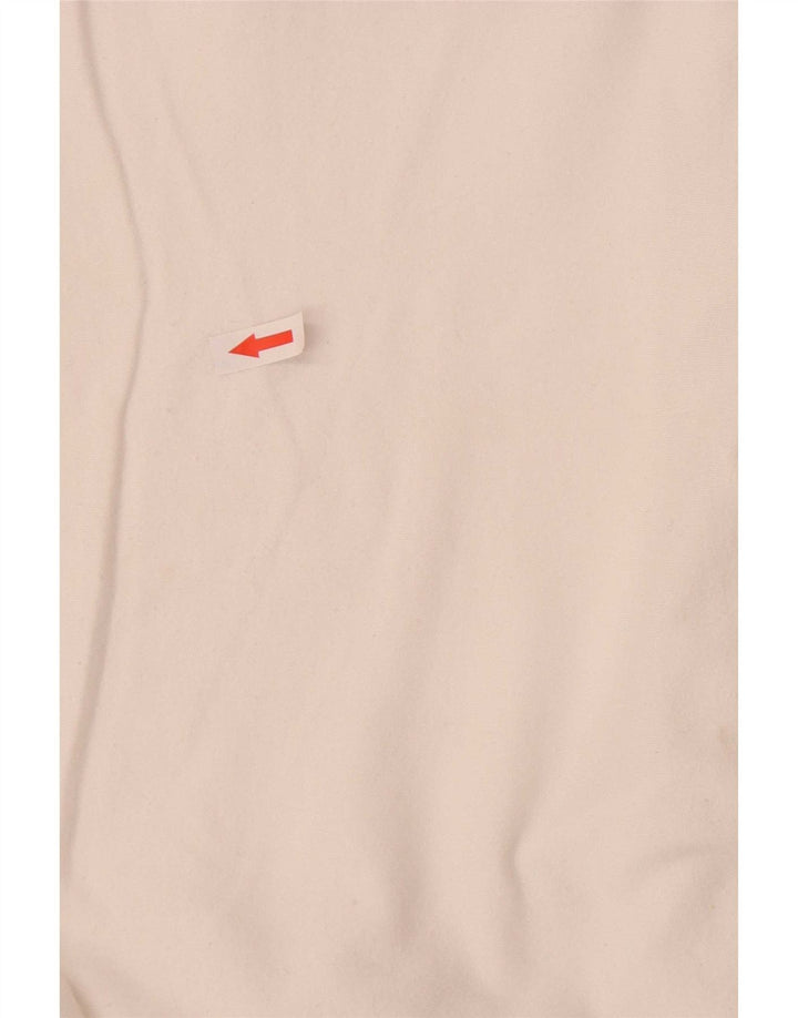 Canotta grafica Nike Dri Fit da uomo in cotone bianco medio
