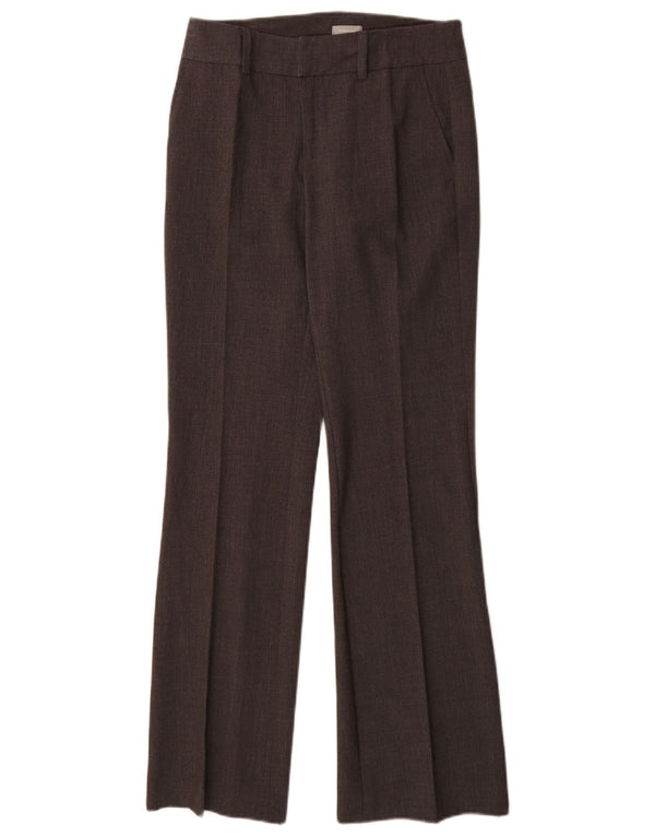 Pantaloni da abito bootcut da donna Stefanel EU 34 XS W28 L32 Poliestere marrone