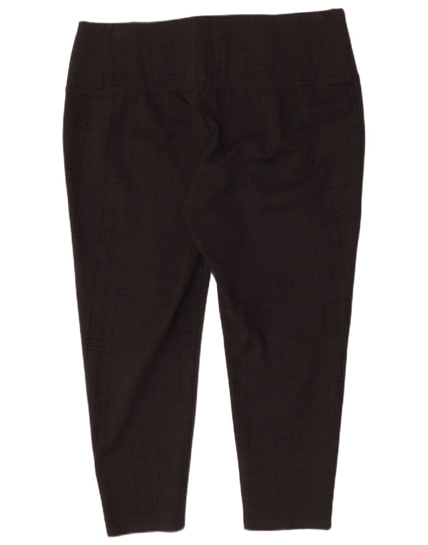 Leggings corti Marks & Spencer da donna Autograph UK 18 XL a quadri neri