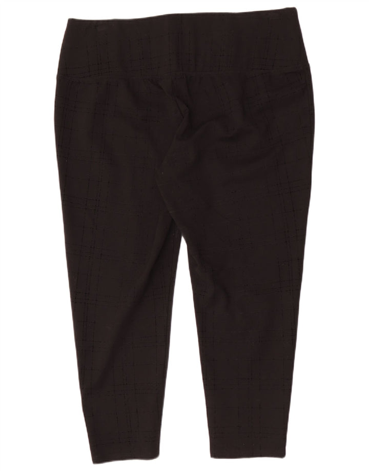 Leggings corti Marks & Spencer da donna Autograph UK 18 XL a quadri neri