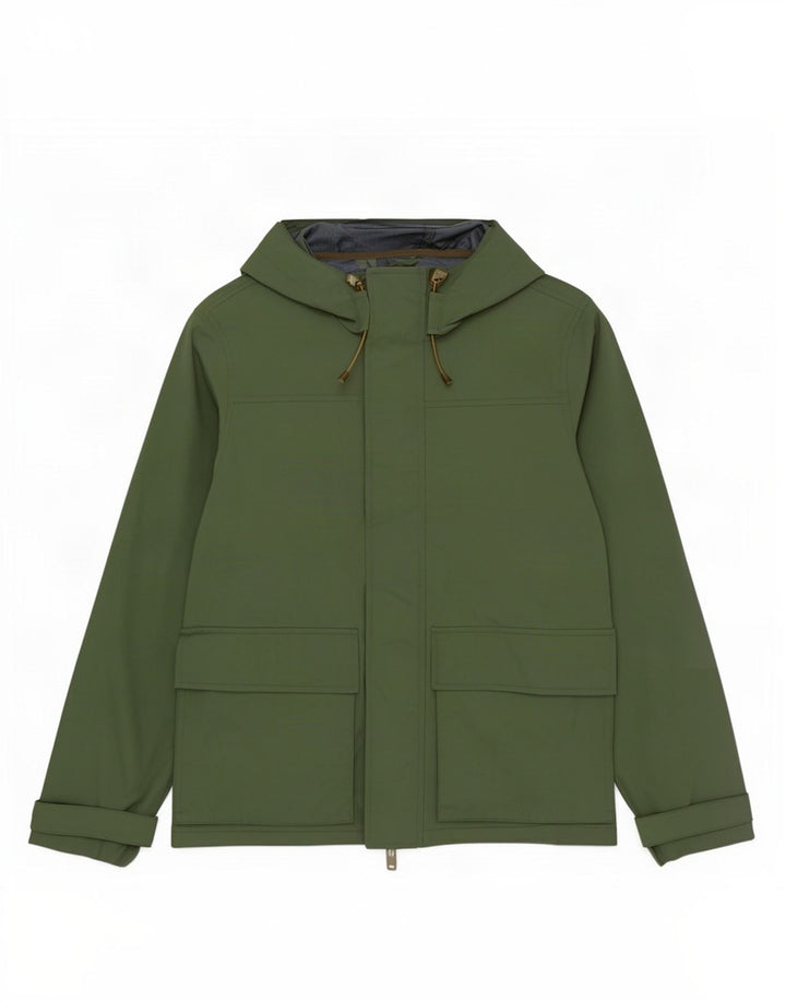 Giacca pratica da uomo con cappuccio J. Crew UK 36 Small Verde Poliestere