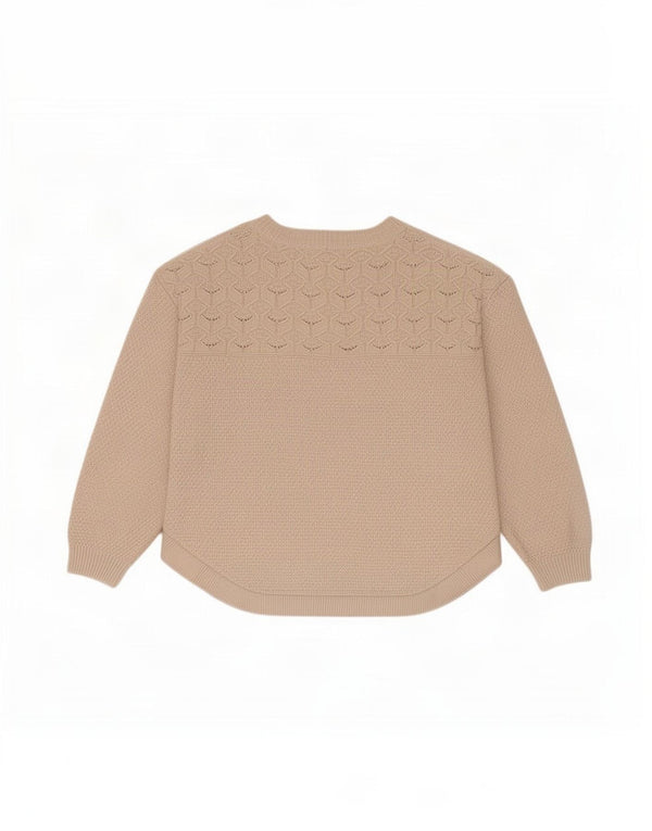 Maglione maglione oversize con scollo a barca da donna Fat Face UK 10 piccolo Beige