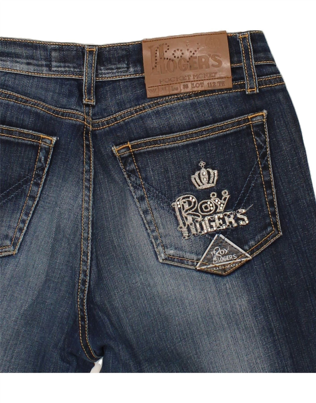 ROY ROGERS Womens Straight Jeans W31 L28  Navy Blue Cotton Vintage Roy Rogers and Second-Hand Roy Rogers from Messina Hembry 