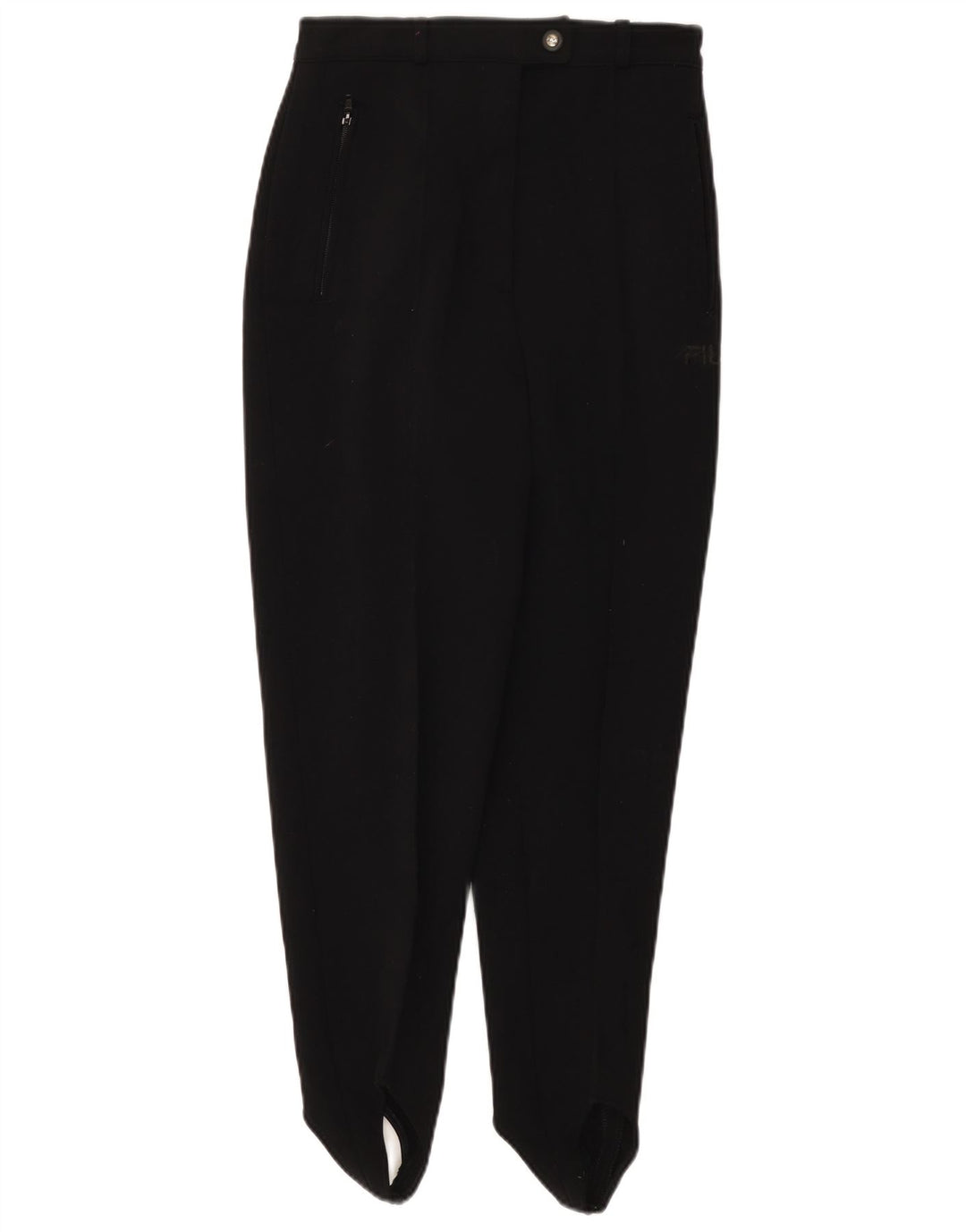 Pantaloni con staffa Fila Donna IT 42 Medium W26 L28 Nero Poliammide
