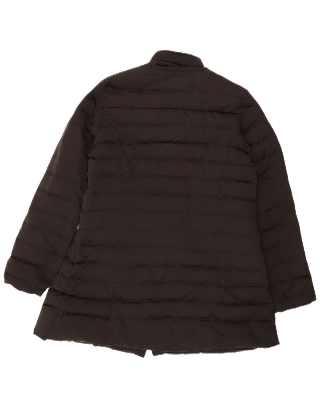 Cappotto imbottito da donna Massimo Dutti UK 16 grande poliestere nero