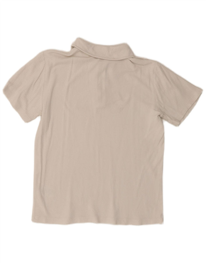 Polo REISS da donna UK 6 XS cotone bianco