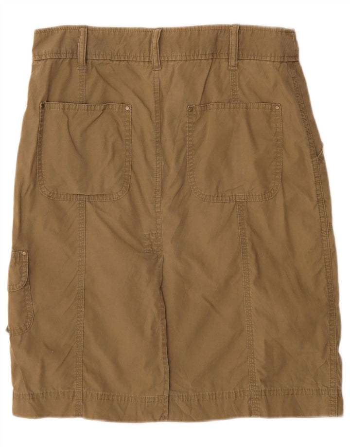Gonna cargo da donna Marks & Spencer UK 10 piccola W28 cotone beige
