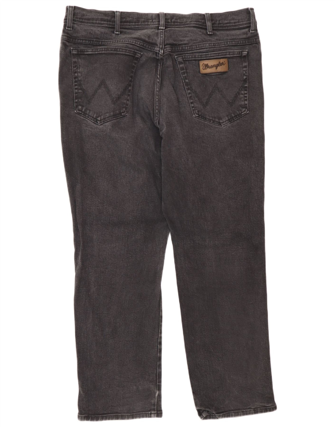 Jeans dritti da uomo Wrangler Texas W40 L30 cotone grigio