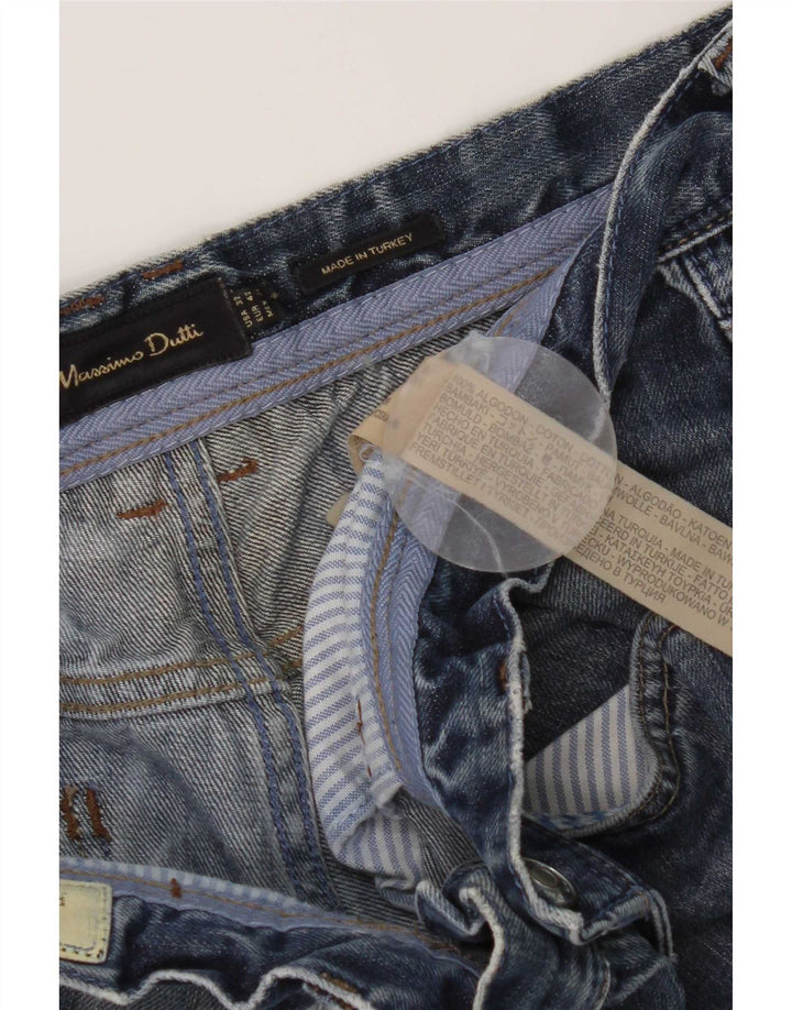 Massimo Dutti Jeans Capri da uomo EU 42 Large W32 L20 Cotone blu