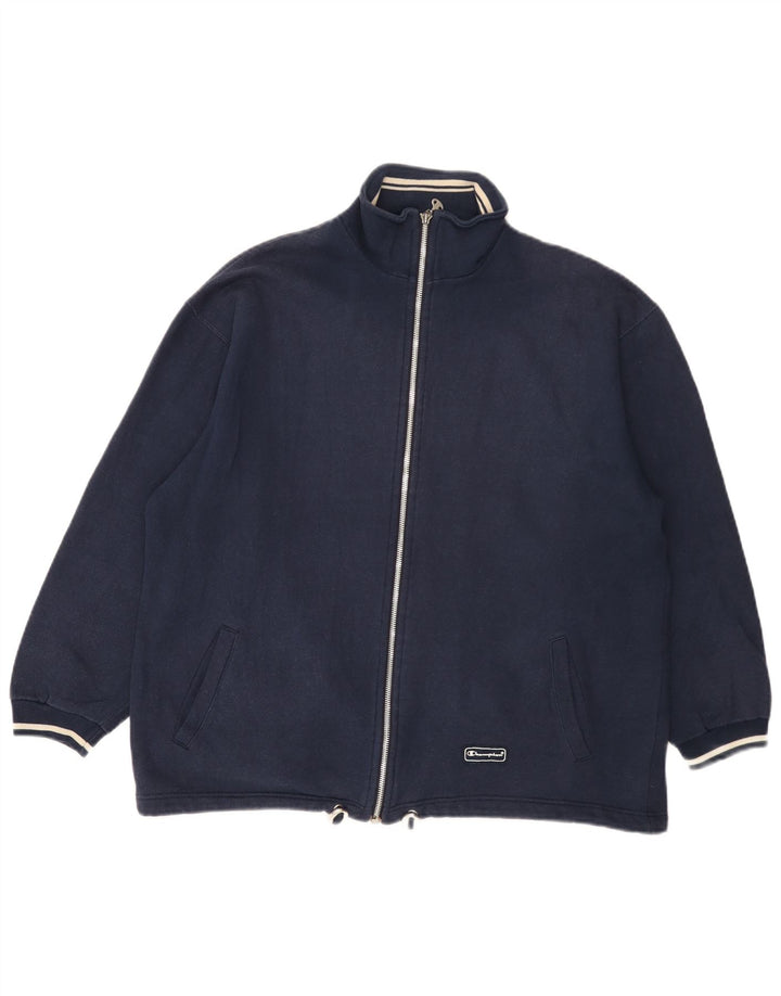 Giacca da tuta da uomo Champion in cotone blu navy medio