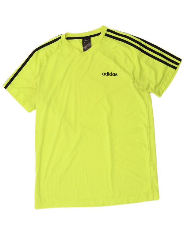 T-shirt ADIDAS da uomo Climalite Top verde medio in poliestere
