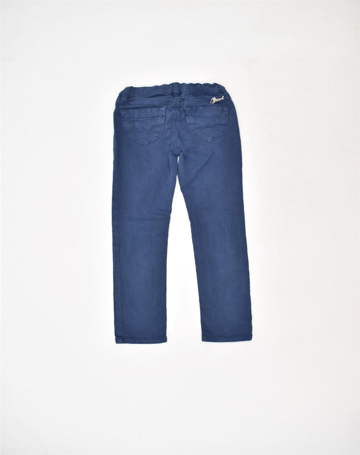 DIESEL Jeans Straight Bambina 4-5 Anni Cotone Blu