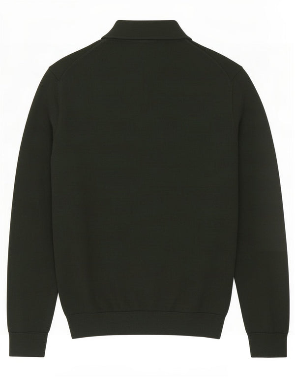 Maglione Zara da uomo con collo alto in acrilico verde medio