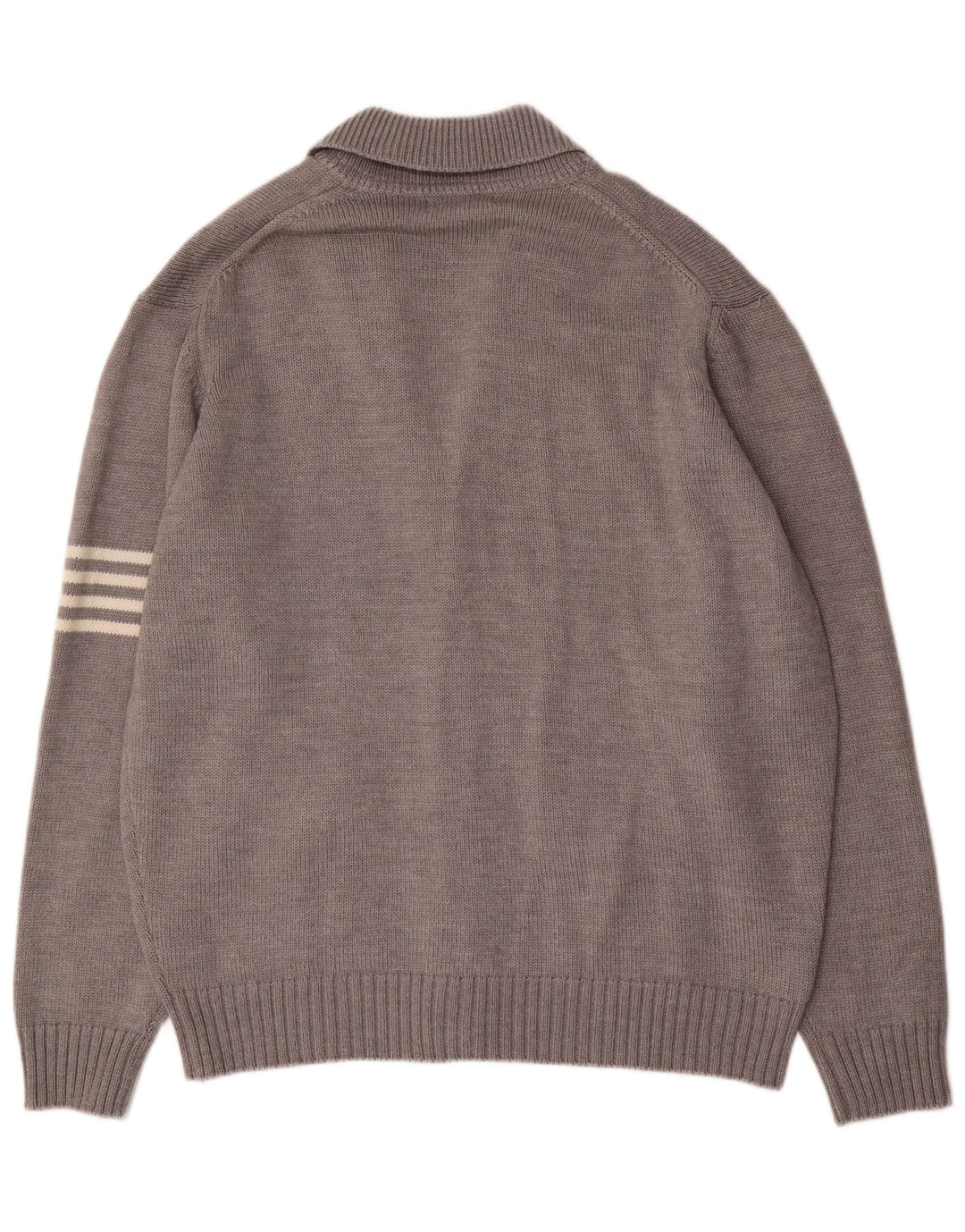 Maglione cardigan da uomo Conte of Florence 3XL lana grigia