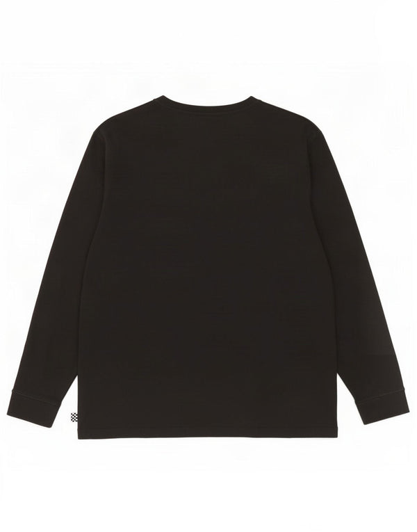 Maglia a maniche lunghe da donna Vans UK 16 grande cotone nero