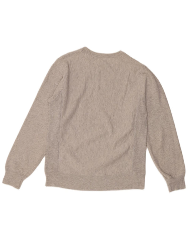Felpa da uomo Champion Small in cotone grigio