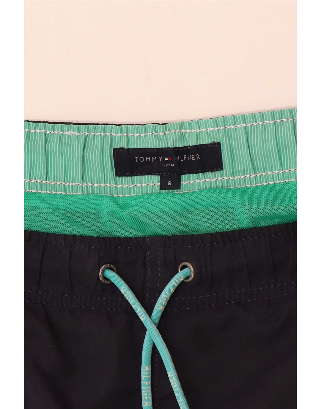Pantaloncini da bagno da uomo Tommy Hilfiger piccoli blu navy