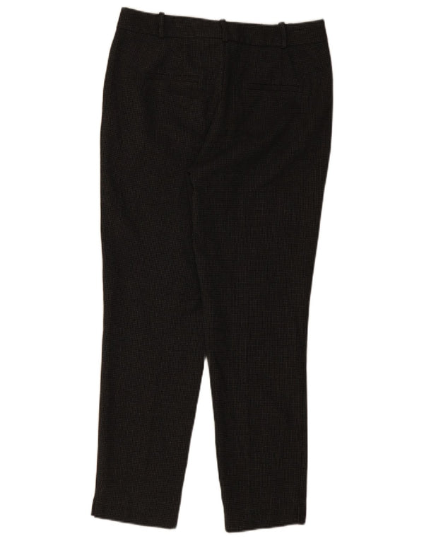 Pantaloni da abito slim da donna Zara EU 36 XS W26 L28 Grigio Argyle/Diamante