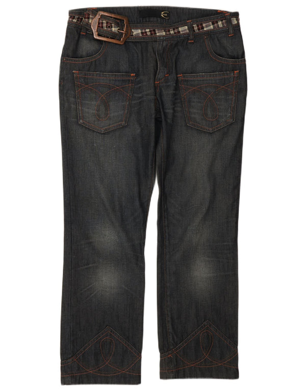 Jeans dritti da donna Just Cavalli IT 44 Medio W32 L27 Blu navy Designer