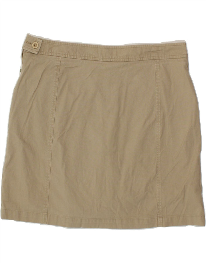DOCKERS Womens Mini Skirt US 8 Medium W30 Beige Cotton Vintage Dockers and Second-Hand Dockers from Messina Hembry 