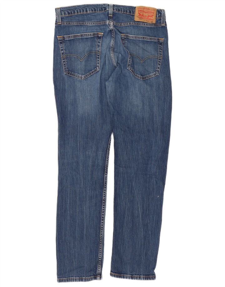 LEVI'S Mens 502 Tapered Jeans W33 L29 Blue Cotton