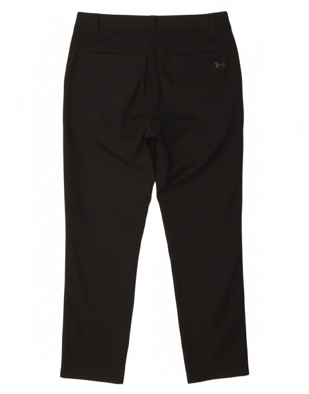 UNDER ARMOUR Girls Slim Chino Trousers 11-12 Years Black Polyester