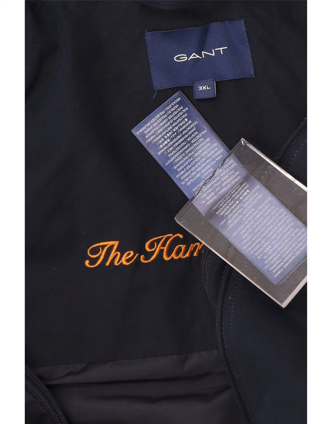 Giubbotto bomber da uomo GANT UK 46 3XL poliestere blu navy