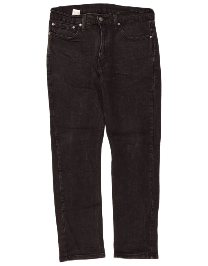 Jeans slim da uomo Levi's W34 L30 cotone nero