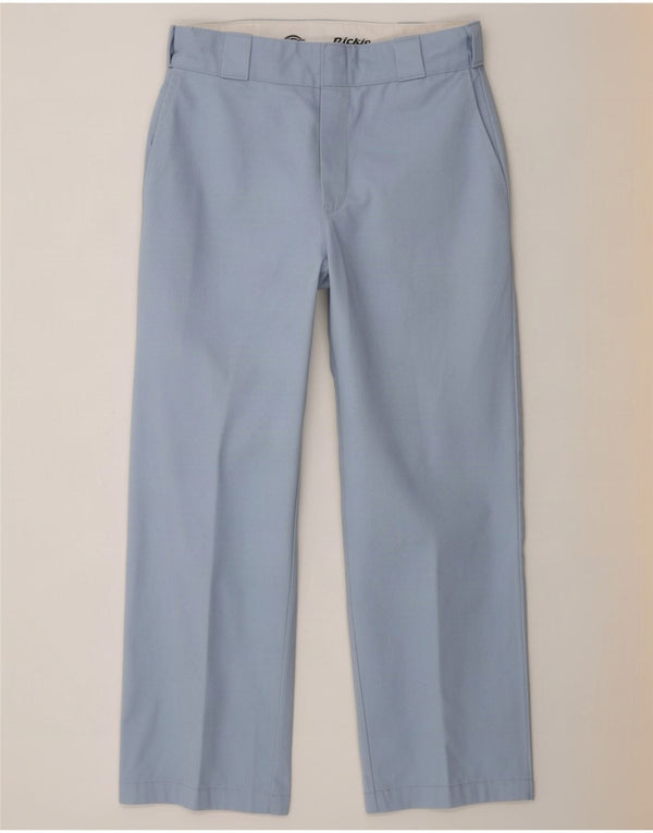 Pantaloni chino dritti da donna Dickies W26 L25 poliestere blu