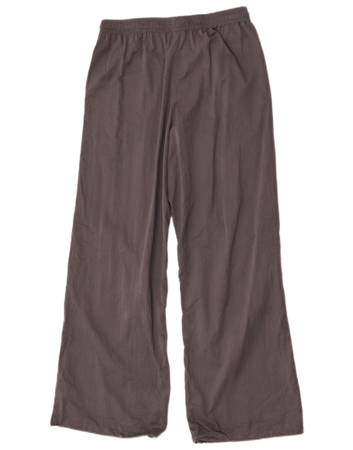 Pantaloni da tuta svasati da donna Zara UK 8 piccoli poliestere grigio