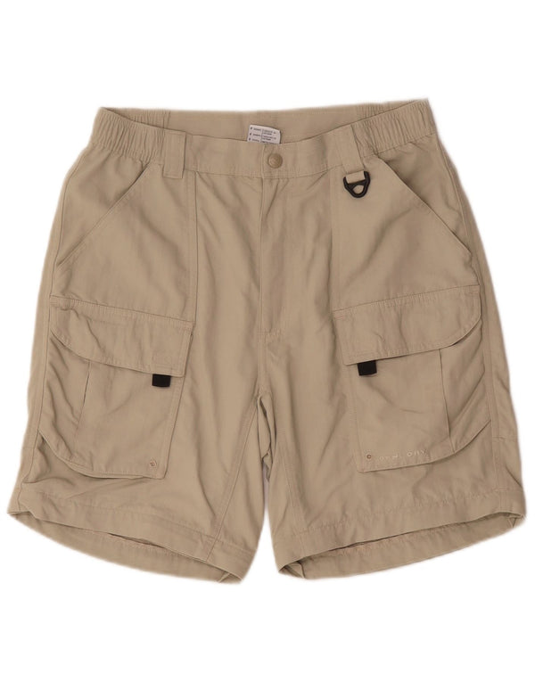 Pantaloncini cargo Columbia Omni Dry da uomo piccoli W29 in nylon beige