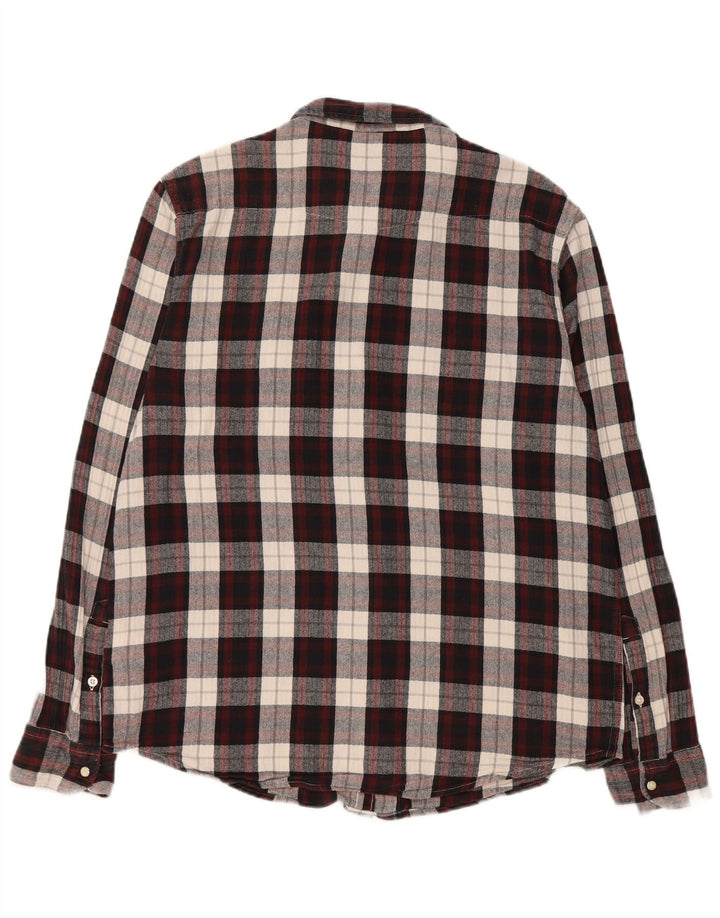 Camicia LEE da uomo in flanella vestibilità regolare, cotone a quadri multicolore grande