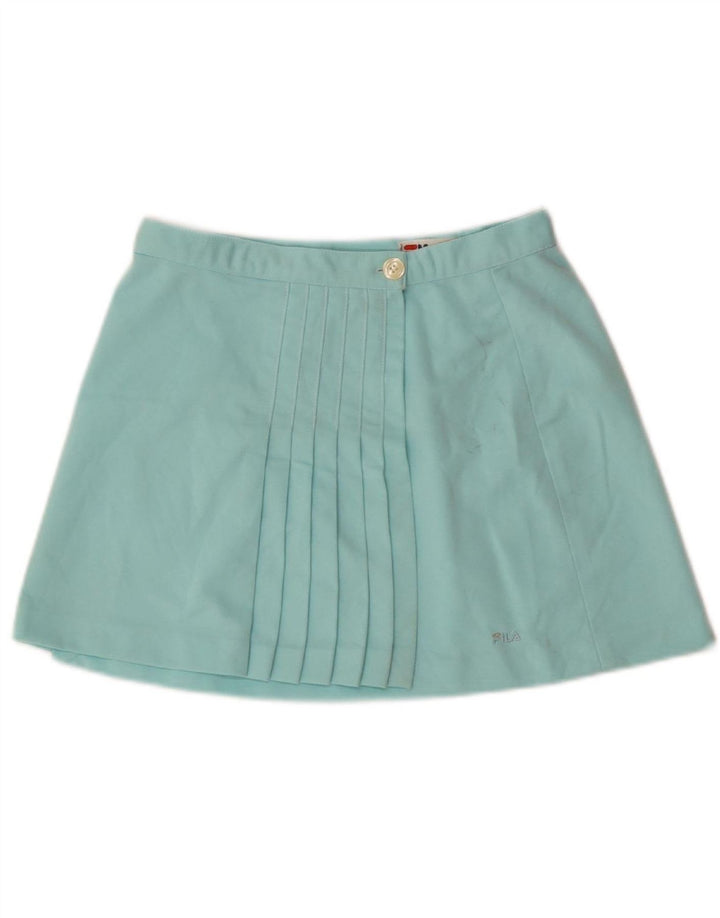 FILA Womens Tennis Skirt IT 44 Medium  Turquoise Polyester