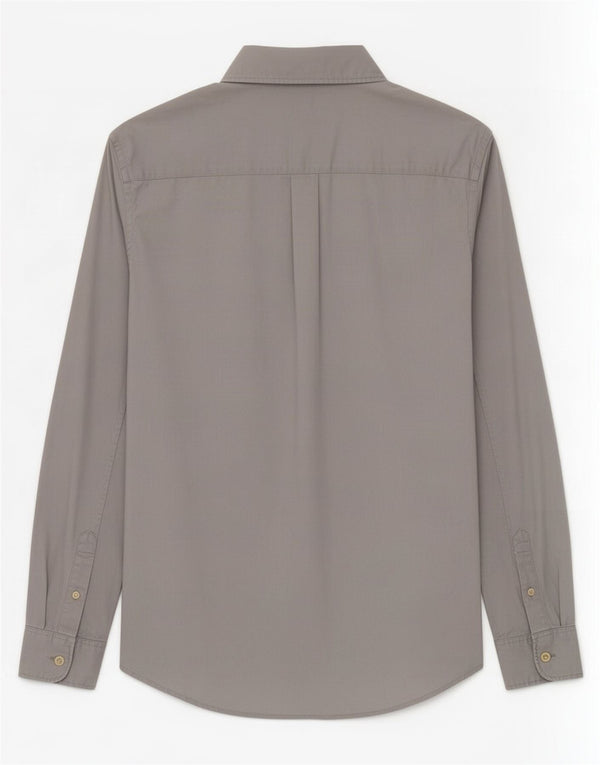 Camicia da uomo All Saints Small in cotone grigio