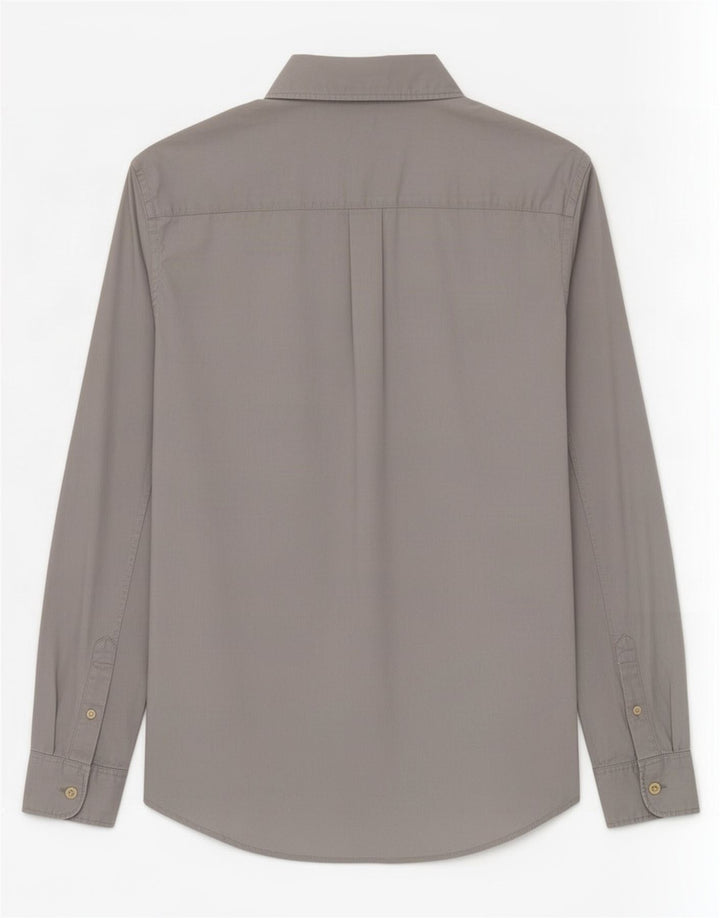 Camicia da uomo All Saints Small in cotone grigio
