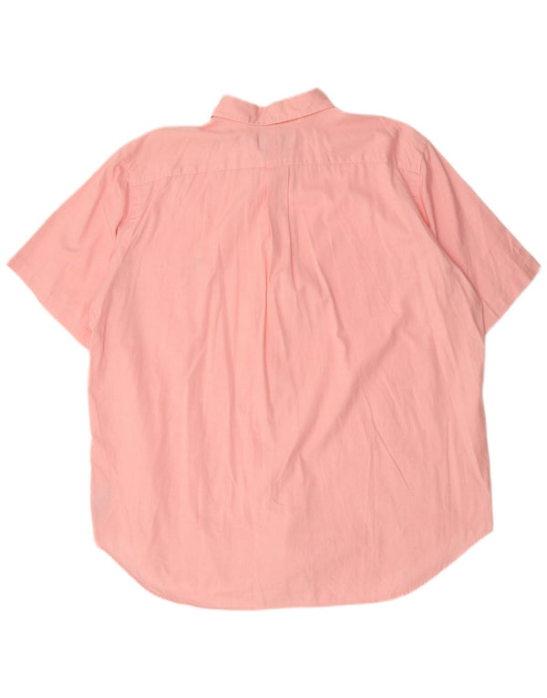 Polo Ralph Lauren Camicia da uomo a maniche corte con vestibilità classica XL in cotone rosa