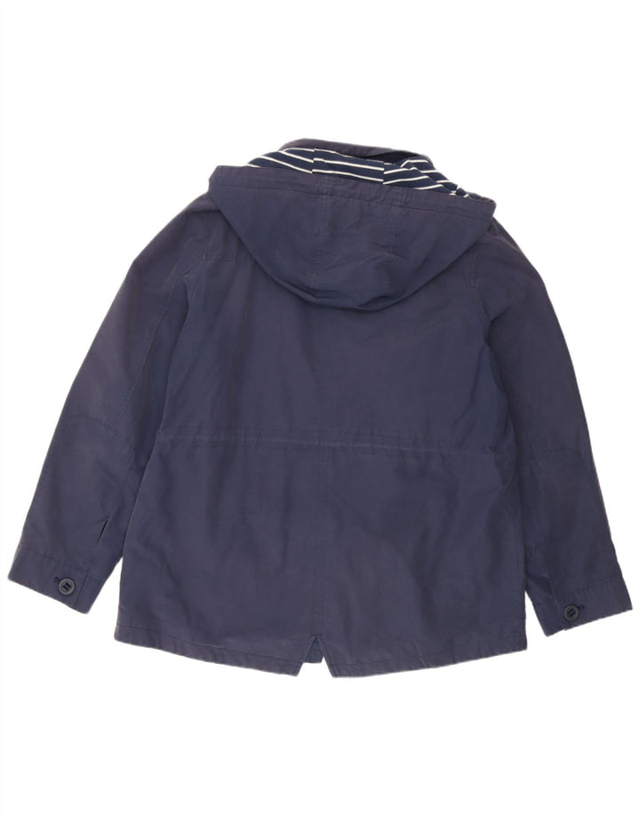 Giacca Parka con cappuccio da donna Marks & Spencer UK 14 Large in poliestere blu navy