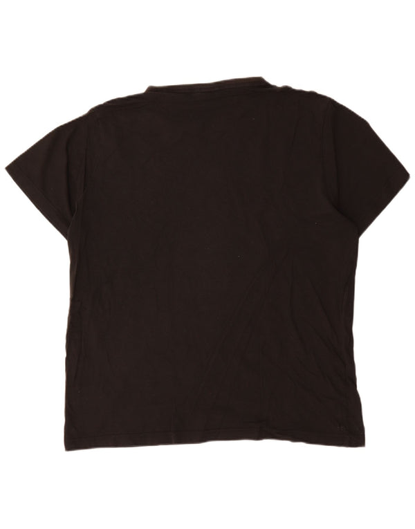 T-shirt da uomo Puma Top XL in cotone nero