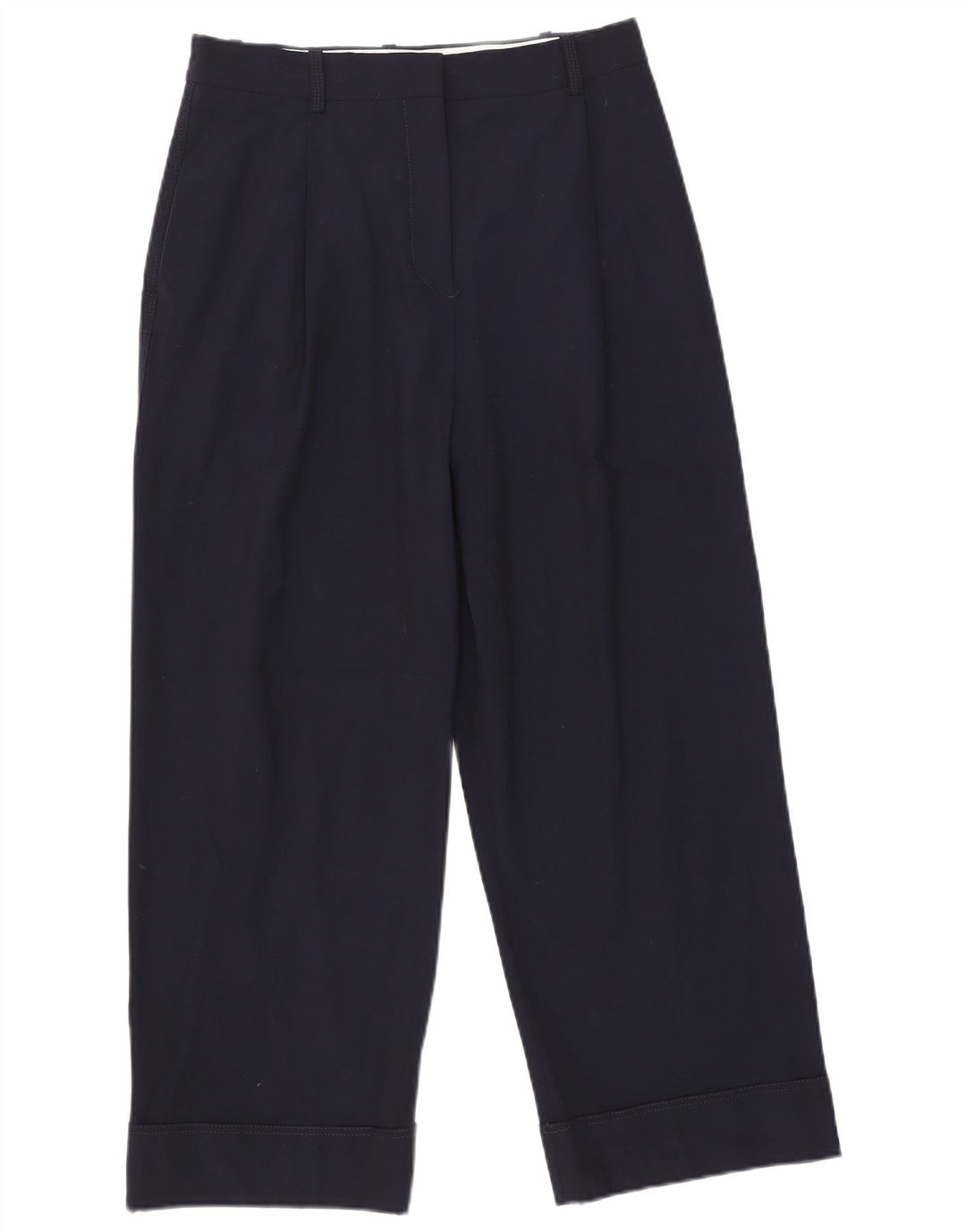 Pantaloni chino con pegging da donna Zara medi W30 L26 blu navy