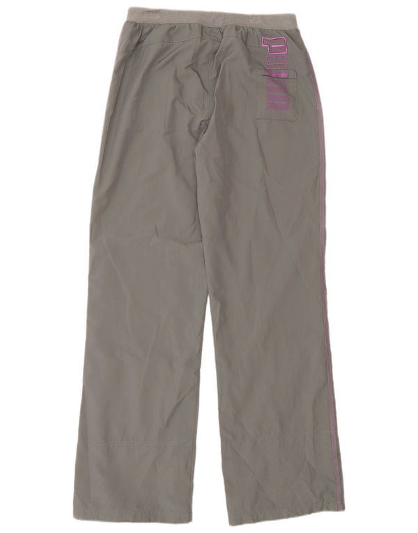 Pantaloni Puma Bambina Windbreaker 13-14 Anni Sportivi Grigi