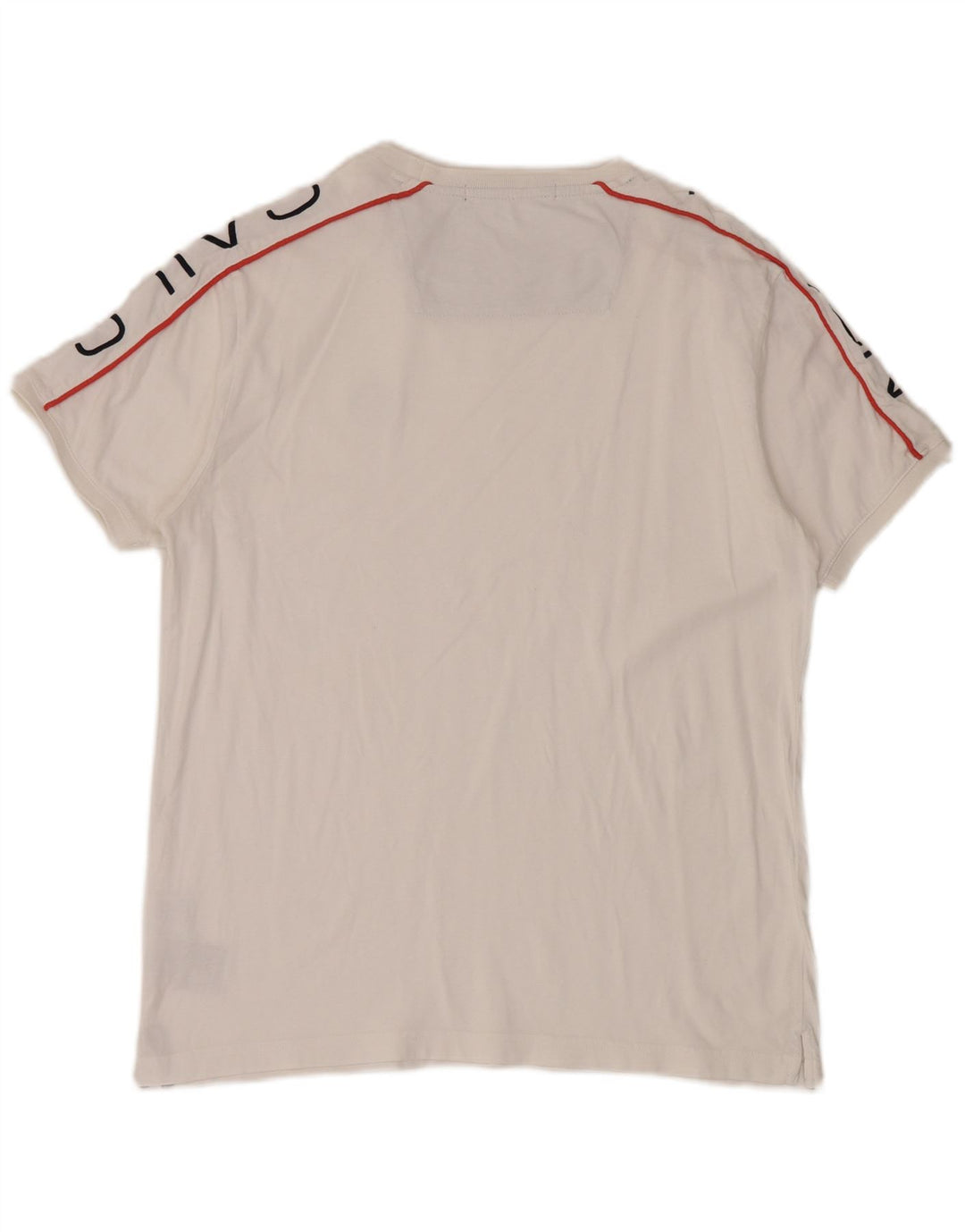 T-shirt grafica da uomo North Sails grande in cotone bianco